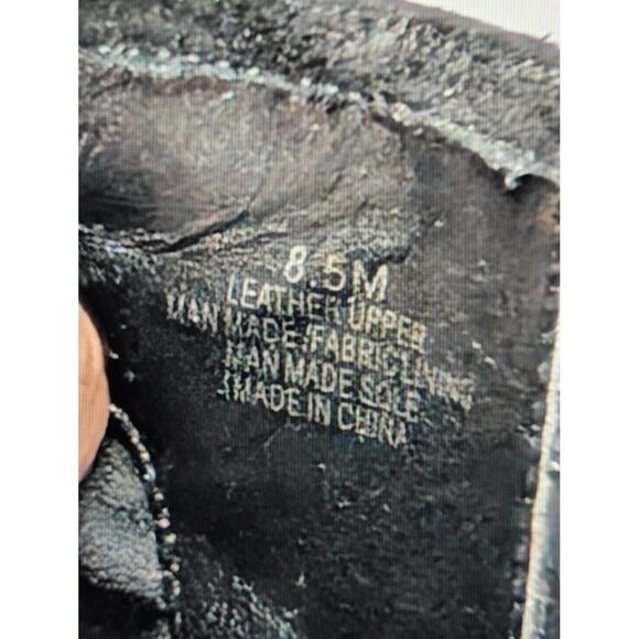 Gianni Bini Women's Black Suede Peep-Toe High Heel Booties 8.5 - Picture 7 of 8